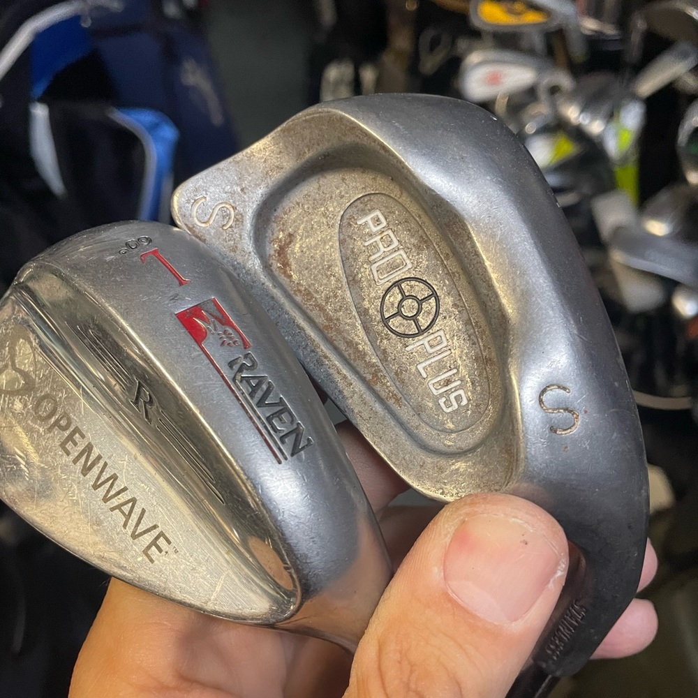 Golf Wedges 2 Pc Set Lob And Sand Wedge In Right Handed